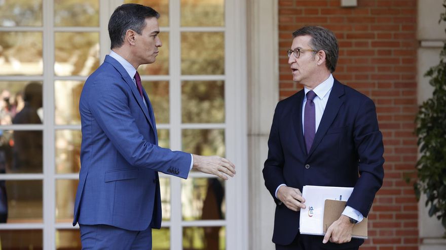 Pedro Sánchez pasa al ataque contra Feijóo ante el vuelco en las encuestas