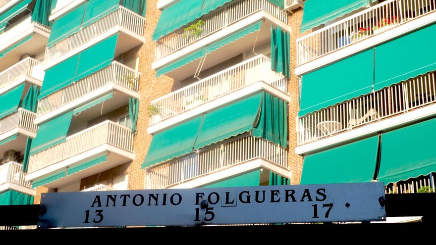 Fotografía actual de la calle Antonio Folgueras