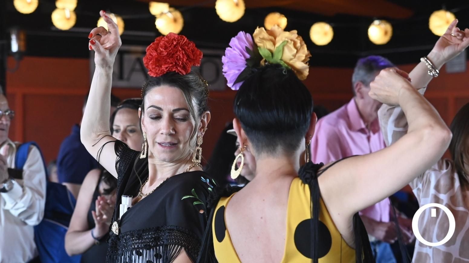 Ambiente de domingo en la feria