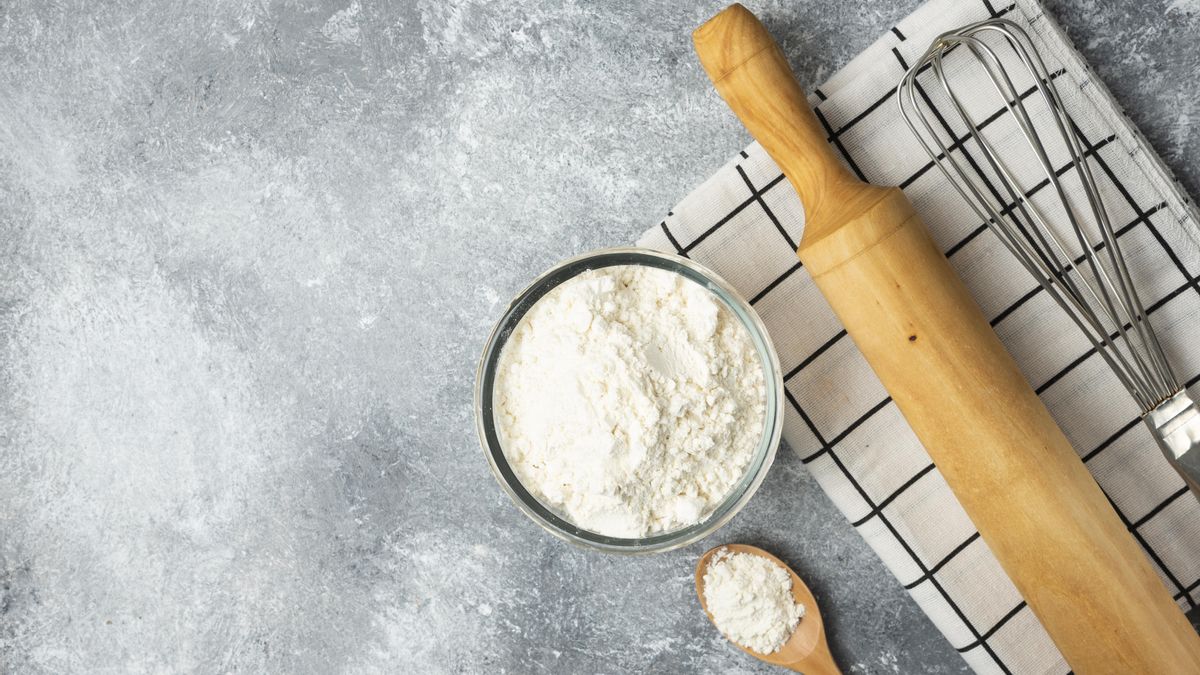 Harina, uno de los ingredientes principales para preparar las porciones de masa de las sopaipas de Córdoba.