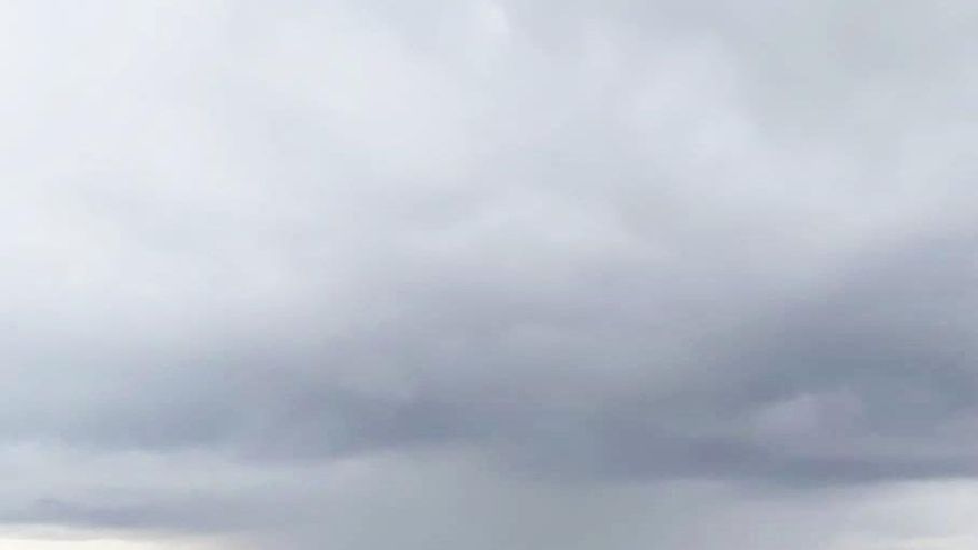Nubes en la comarca este de La Palma.