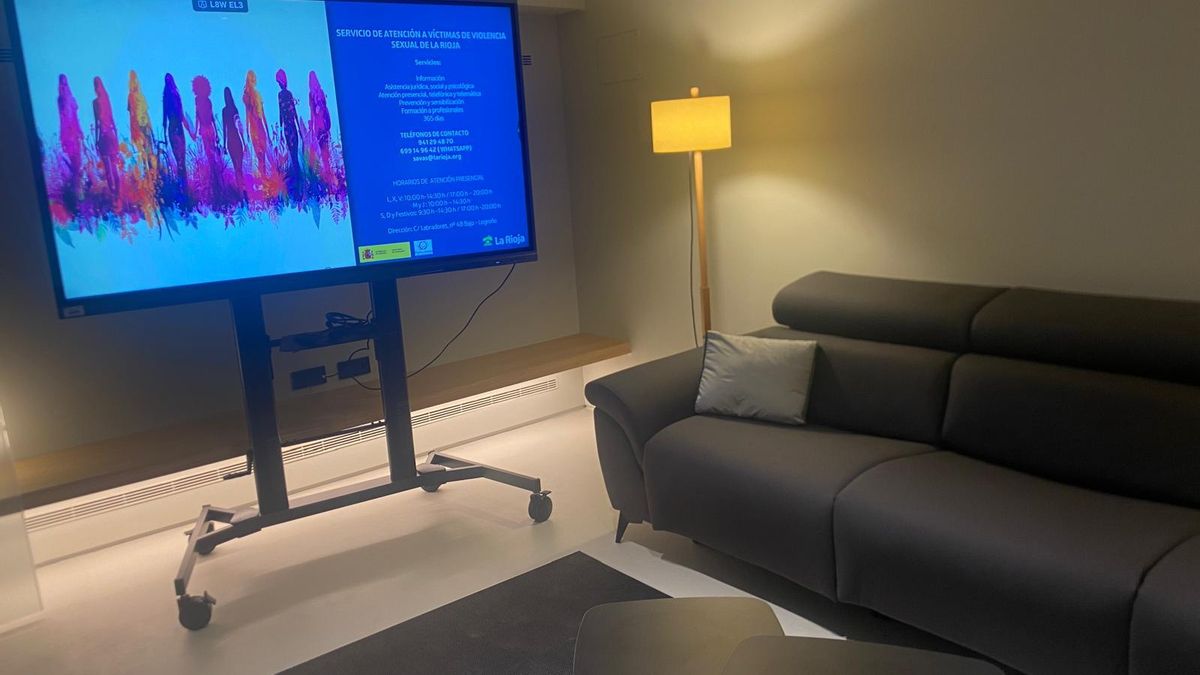 Espacios del centro de atención para víctimas de violencia sexual en La Rioja