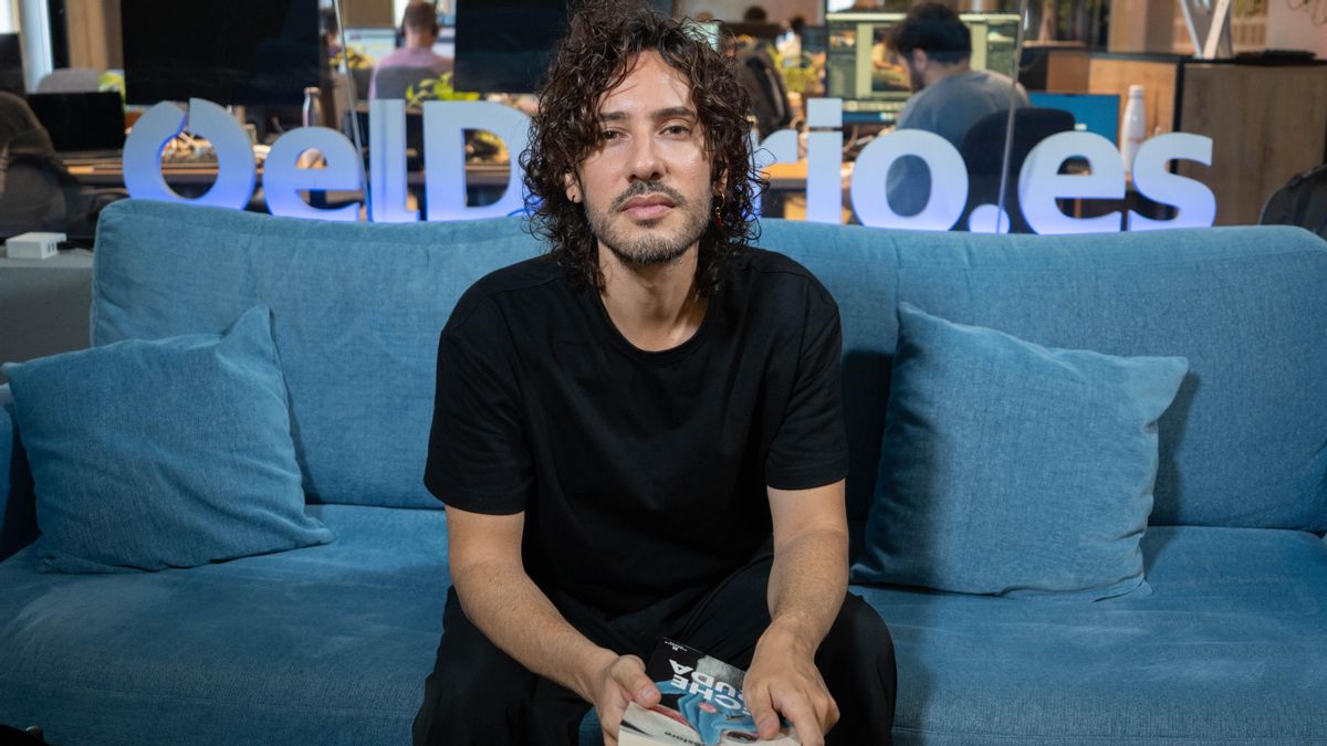 Ángelo Néstore, en la redacción de elDiario.es