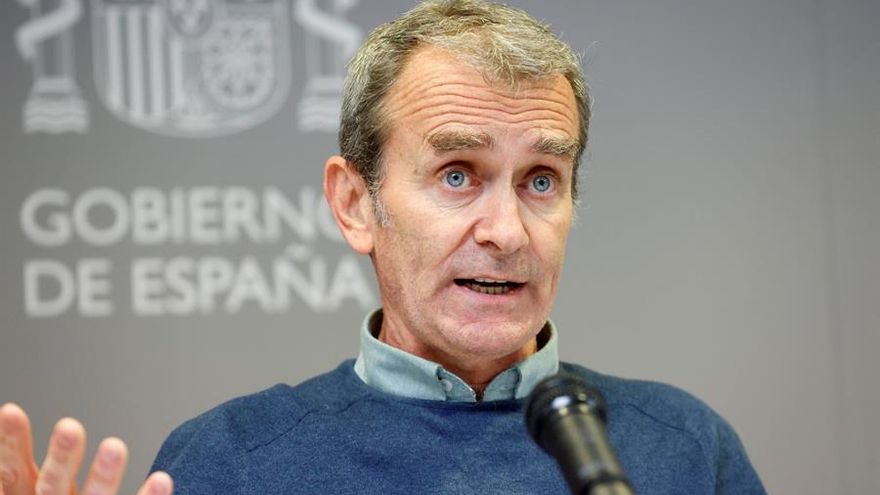 Fernando Simón, durante la rueda de prensa sobre los últimos datos de la pandemia de la COVID-19..