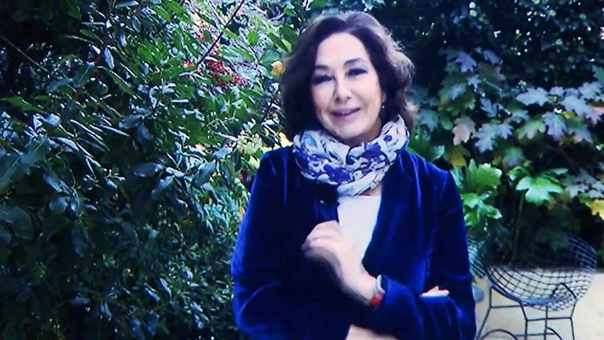 Ana Rosa Quintana en el vídeo grabado para los Premios Antena de Oro