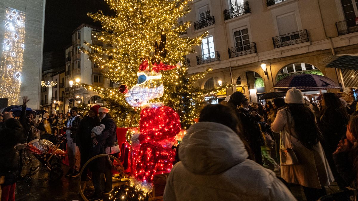 Encendido de luces navideñas en Logroño