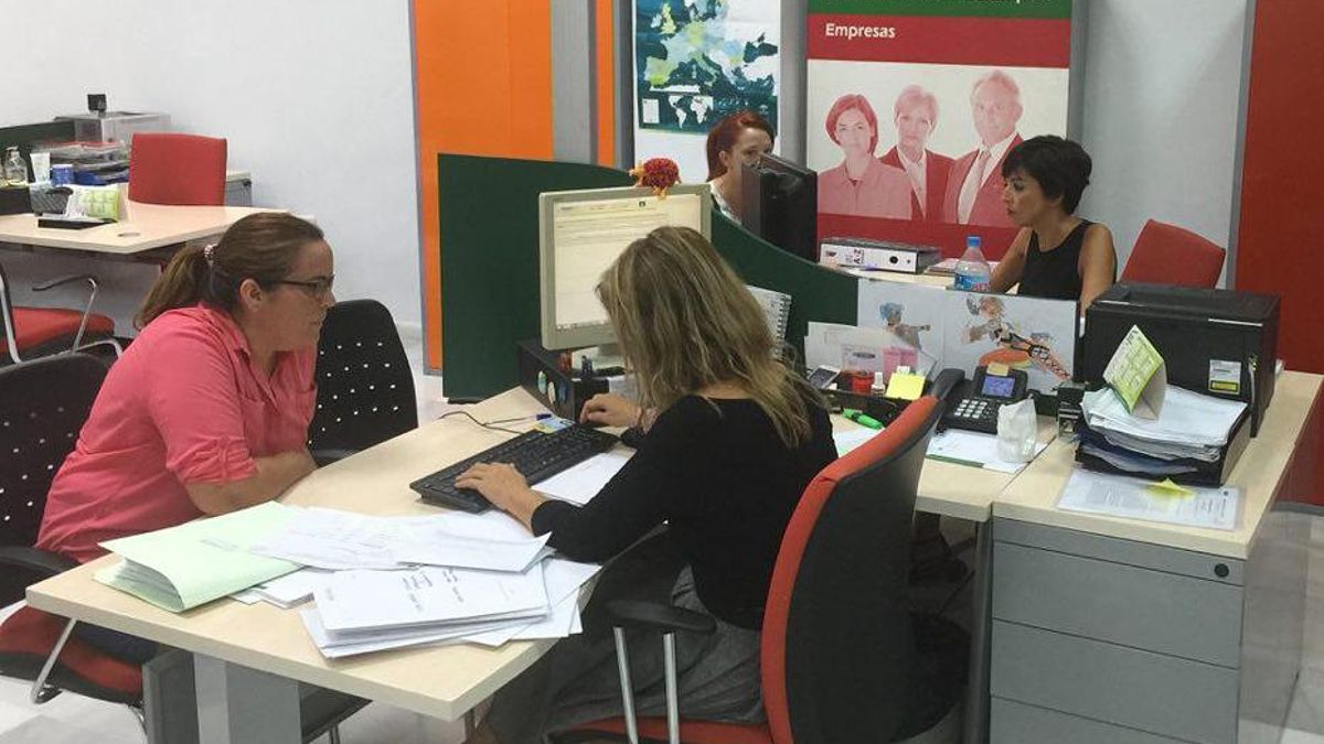 Oficina del Servicio Andaluz de Empleo (SAE), en una foto de archivo.