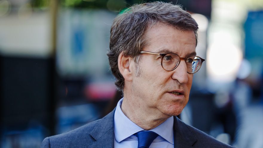 El presidente del Partido Popular, Alberto Núñez Feijóo.