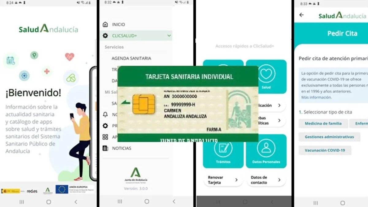 Andalucía estrena este jueves una tarjeta sanitaria virtual para unificar todas las gestiones con la sanidad pública
