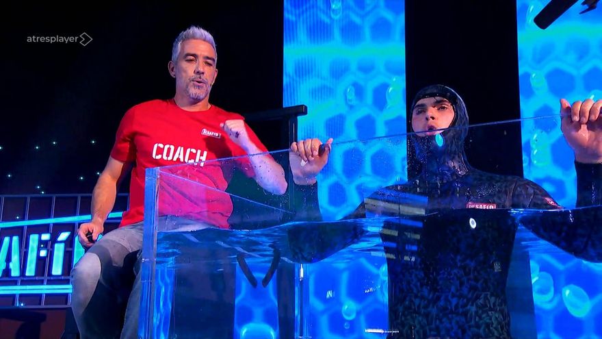 Euforia en 'El Desafío' con el récord histórico de Daniel Illescas: una apnea de infarto para superar a Rosa López