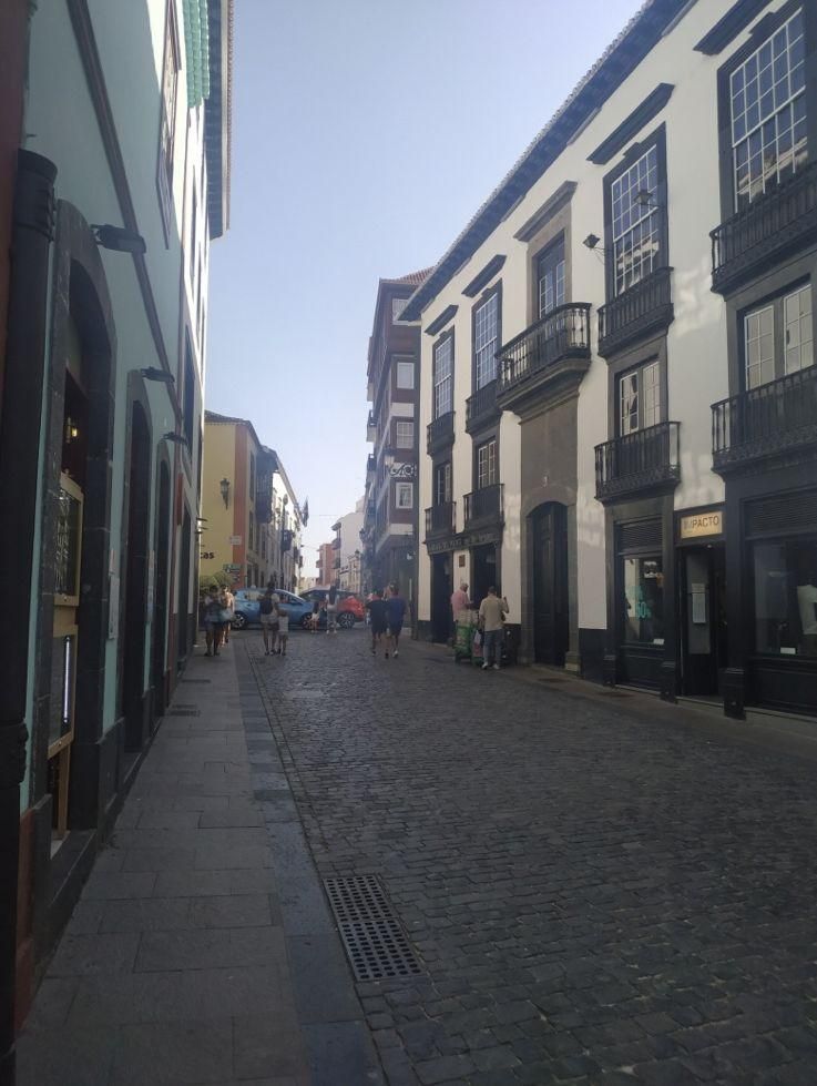 Calle Anselmo Pérez de Brito en Santa Cruz de La Palma.
