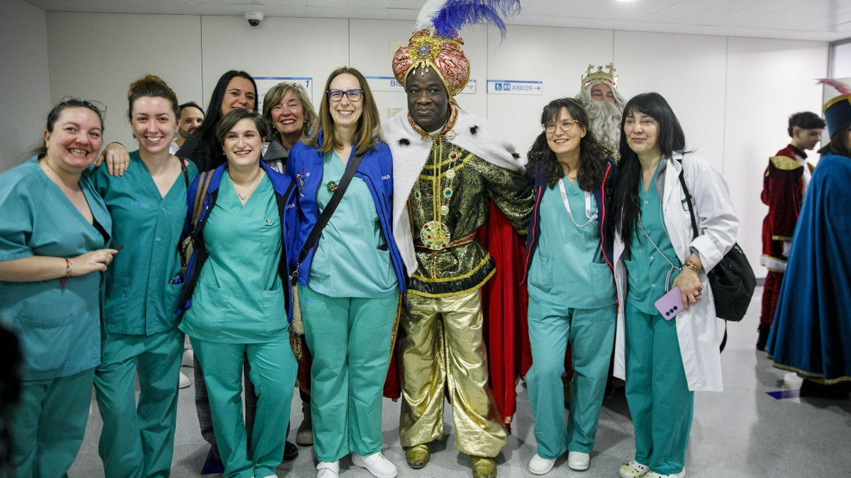 Los Reyes Magos han visitado el Hospital San Pedro