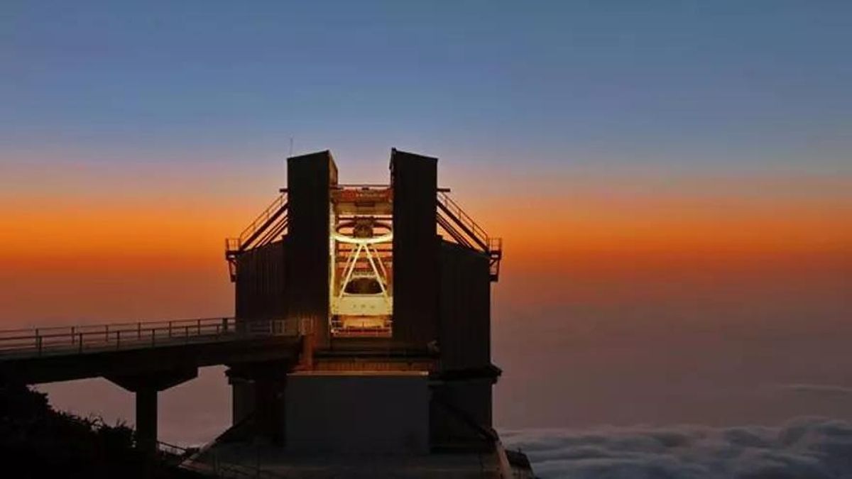 Imagen de archivo del Telescopio Nacional Galileo, en el Observatorio del Roque de Los Muchachos, en las cumbres de la Villa de Garafía.