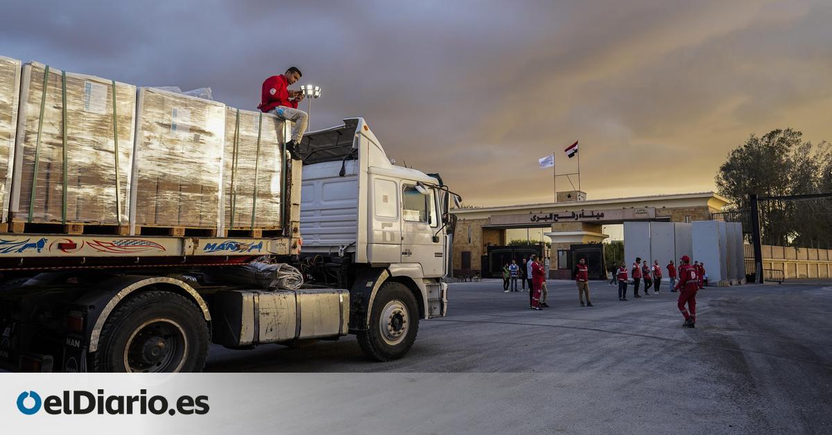 Empieza a entrar ayuda humanitaria a Gaza desde Egipto por el acuerdo de alto al fuego