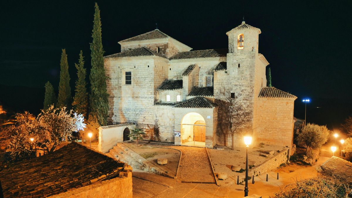 La iglesia de San Miguel, en Alquézar.