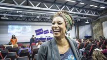 Marielle Franco durante un encuentro de candidatas feministas de Río de Janeiro. Foto: Mídia NINJA/Flickr