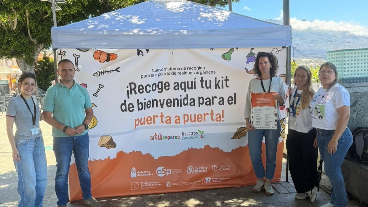 Los Llanos de Aridane pone en marcha el nuevo servicio de recogida de residuos orgánicos en el centro del municipio