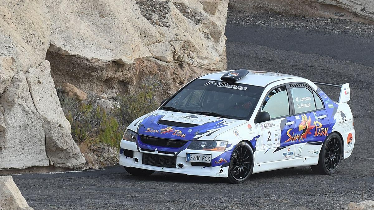 Imagen de archivo de un tramo del Rallye La Palma Isla Bonita.