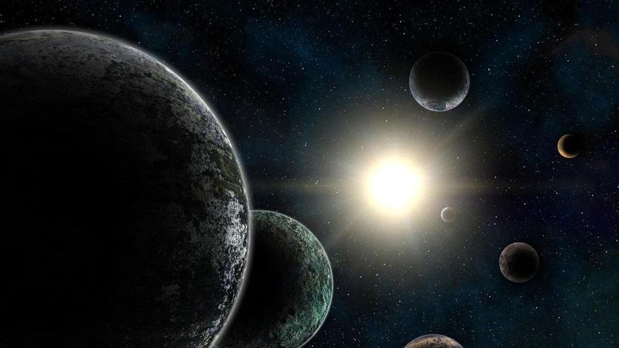 EuropaPress 6890764 representacion artistica super tierra orbitando alrededor estrella cercana