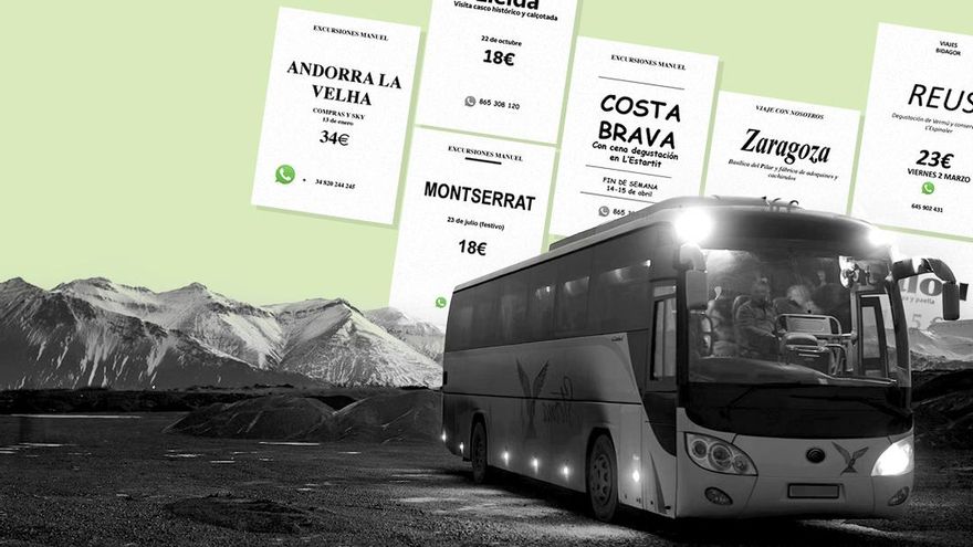 El auge de las excursiones en autocar baratas y sin factura: “Nadie pregunta si hay seguro”