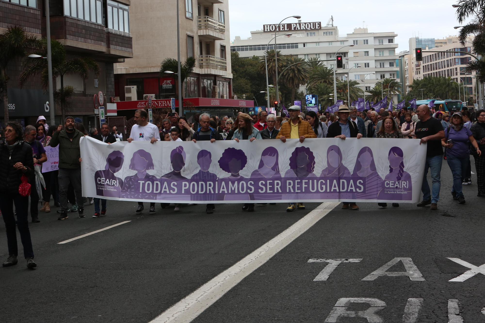 Así se vivió la manifestación por el 8M en Gran Canaria