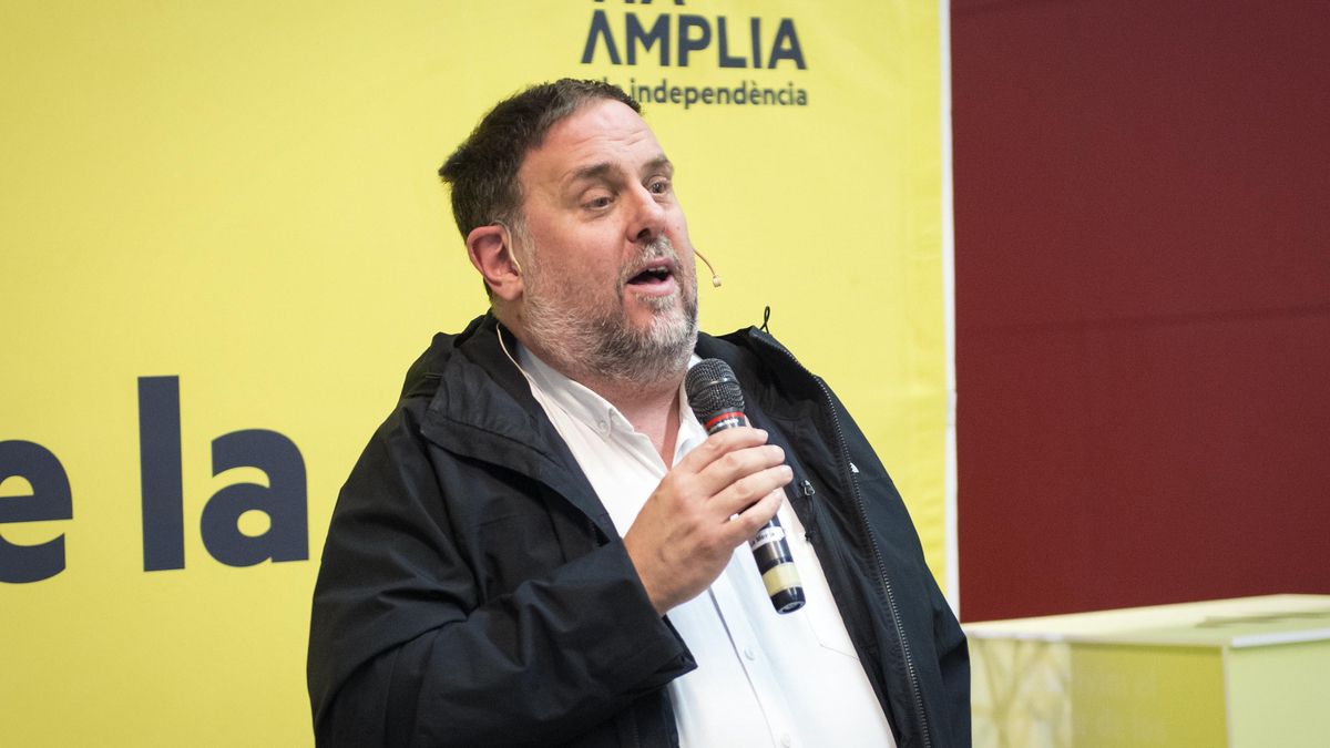 Archivo - El presidente de ERC, Oriol Junqueras, durante el acto ‘Prou Repressió’ celebrado por Esquerra Republicana de Catalunya (ERC), a 29 de noviembre de 2022, en Girona, Catalunya (España).