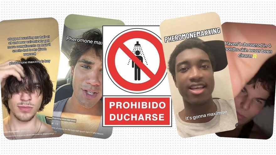 No ducharse para “maximizar feromonas” y ligar más: ¿reto viral pasajero o peligro misógino entre los jóvenes?