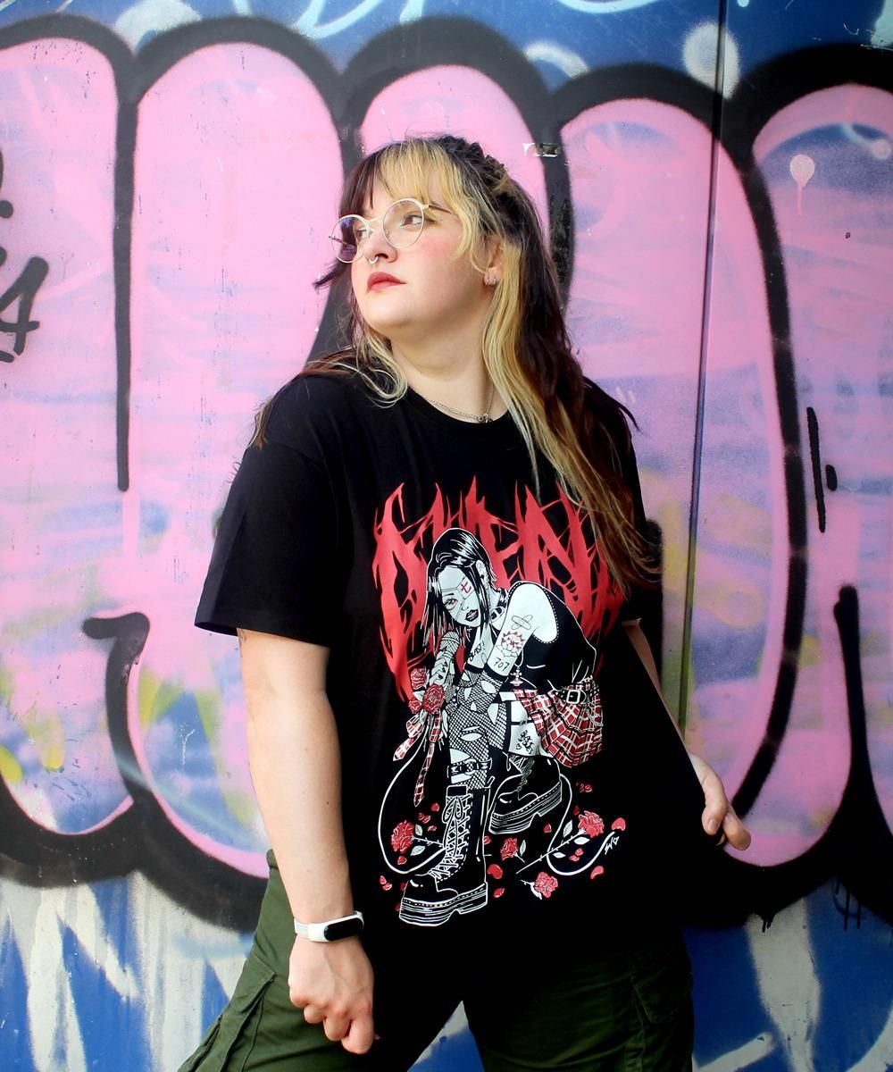 Una de las camisetas diseñadas por Sara Vidigal una Japan Weekend en Madrid