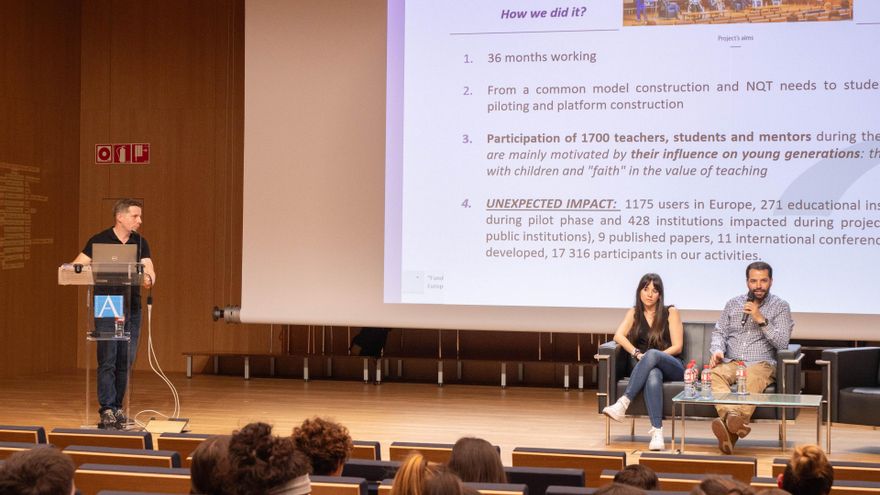 UNEATLANTICO celebra la conferencia final del proyecto DigitalTA en Santander con varias ponencias y talleres