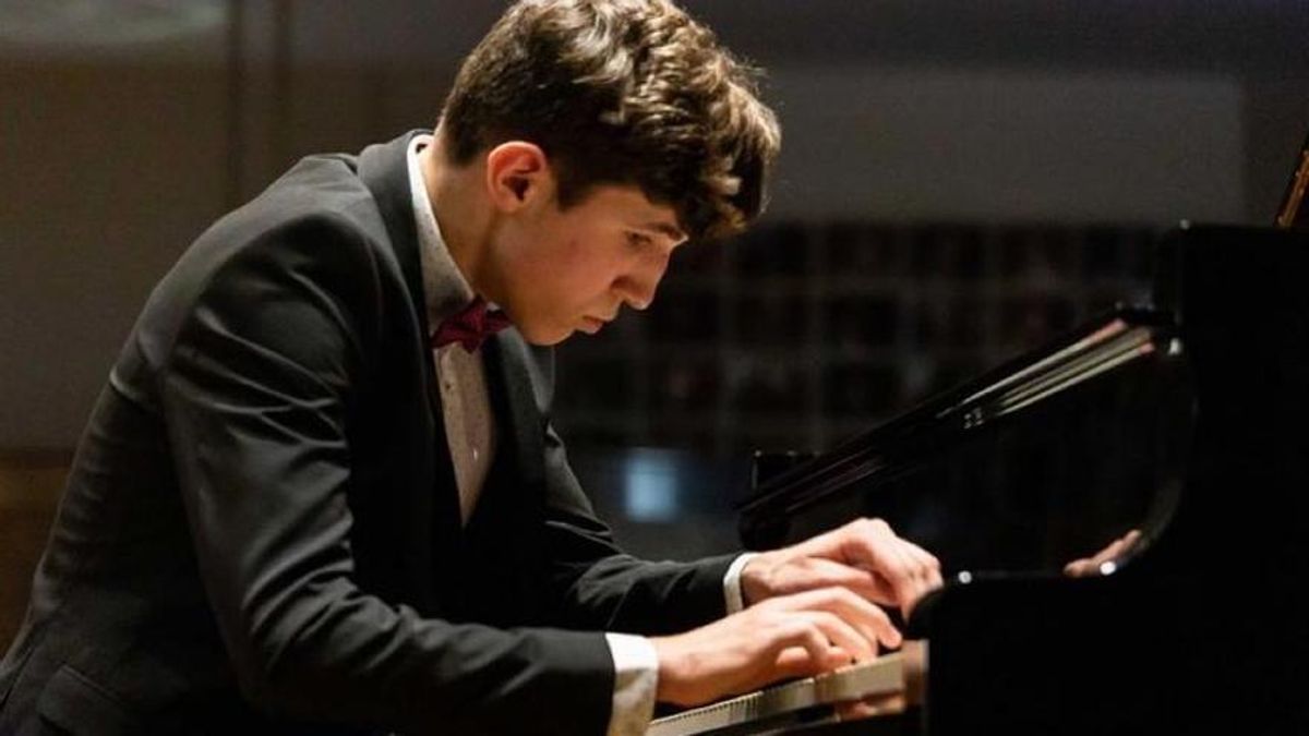 El pianista leonés Marcos Corcoba.