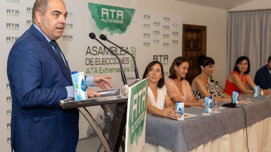 El presidente nacional de ATA, Lorenzo Amor, en una imagen de archivo. Jero Morales