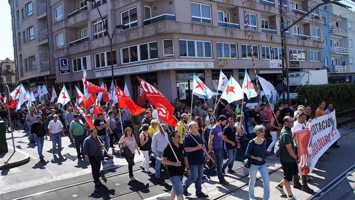 Imagen de archivo de una protesta contra Servicarne en Galicia.