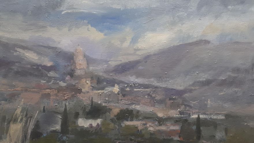 'Paisaje desde el estudio' de Araceli Reverte