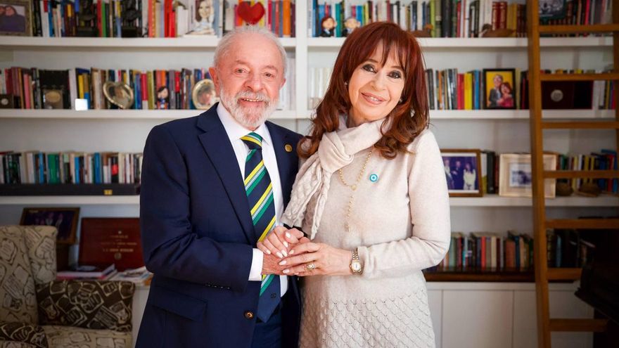 Lula visitó a Cristina, que acusó a Milei de hacer "terrorismo de Estado de baja intensidad"