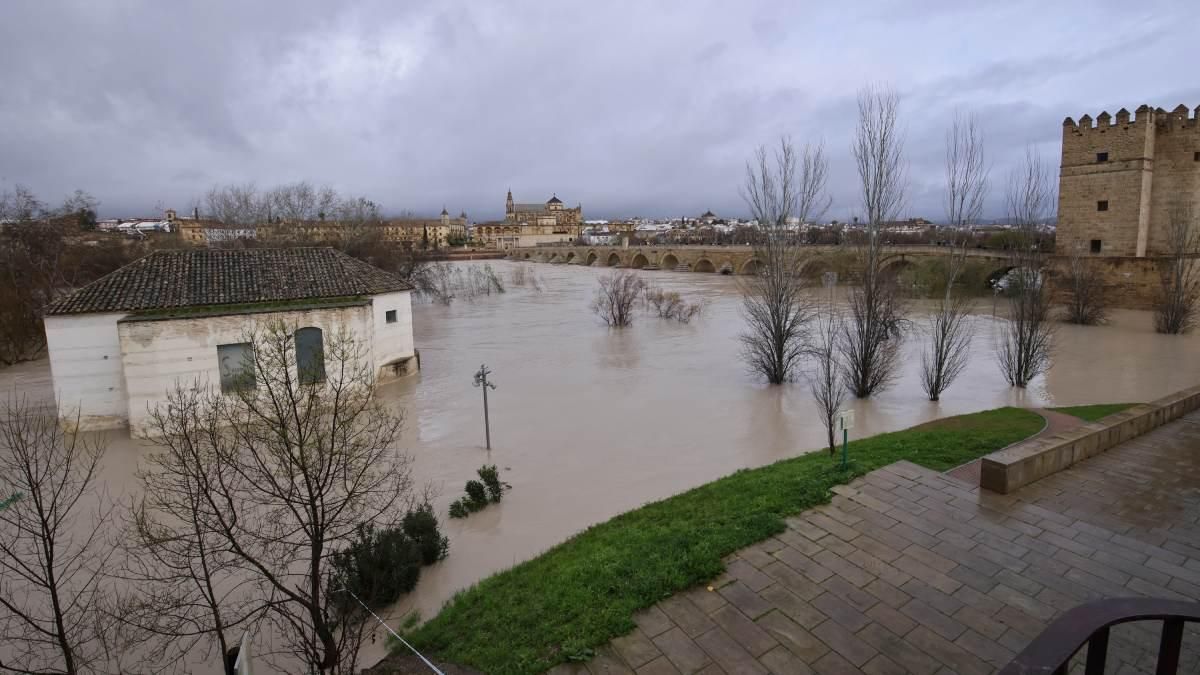 El río Guadalquivir a su paso por Córdoba