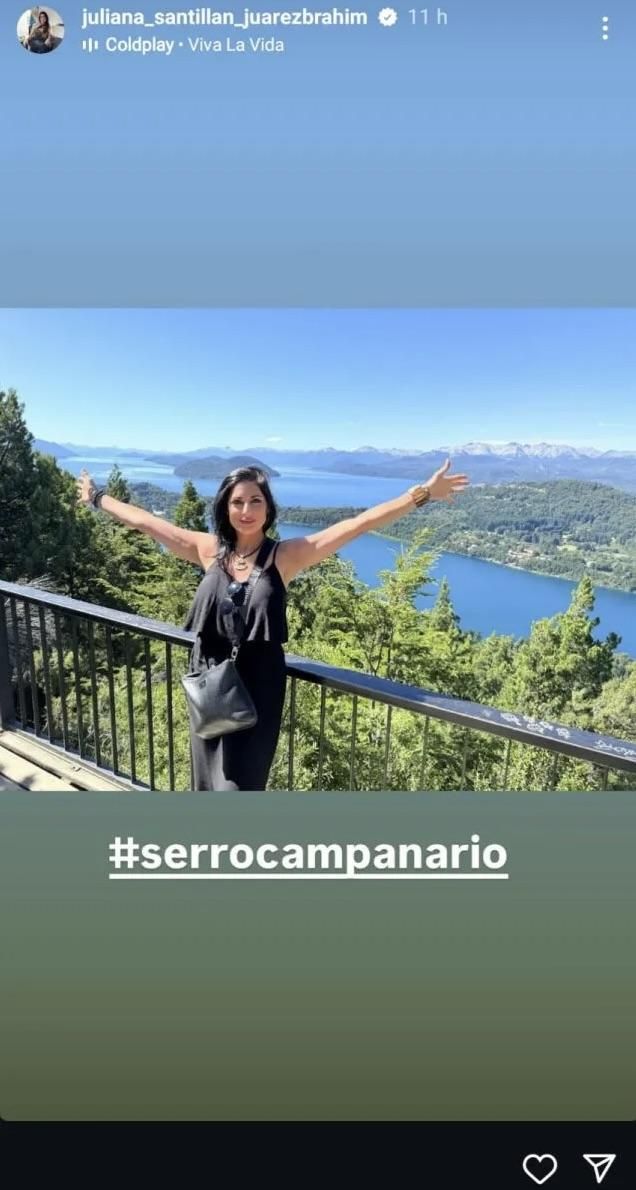 El "serro" Campanario de la diputada Santillán.
