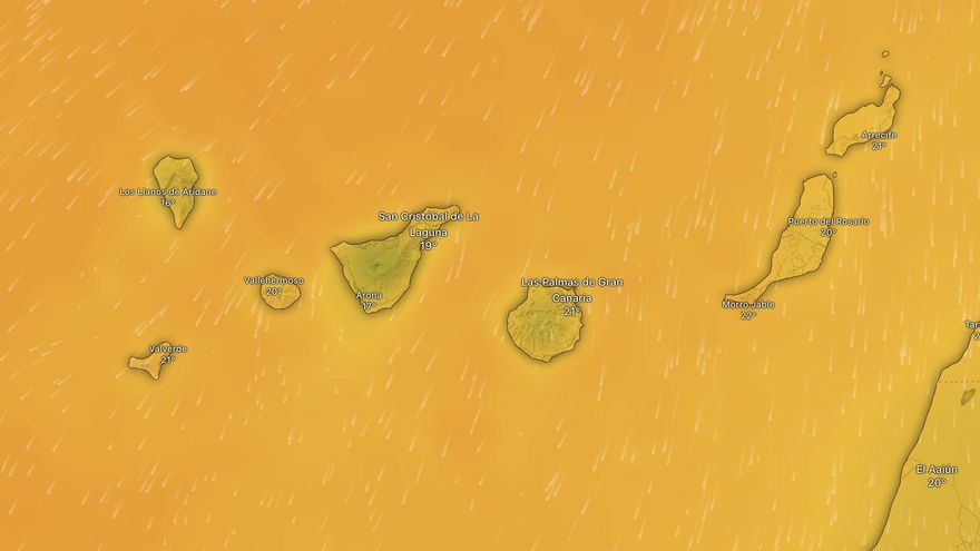 Aemet anuncia una notable bajada de temperaturas en puntos de Canarias