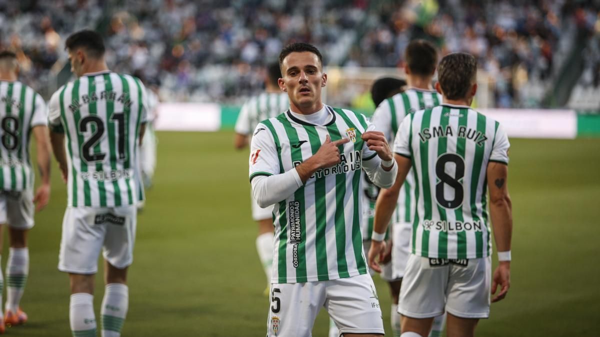 Diego Bri, durante el partido ante el CD Mirandés