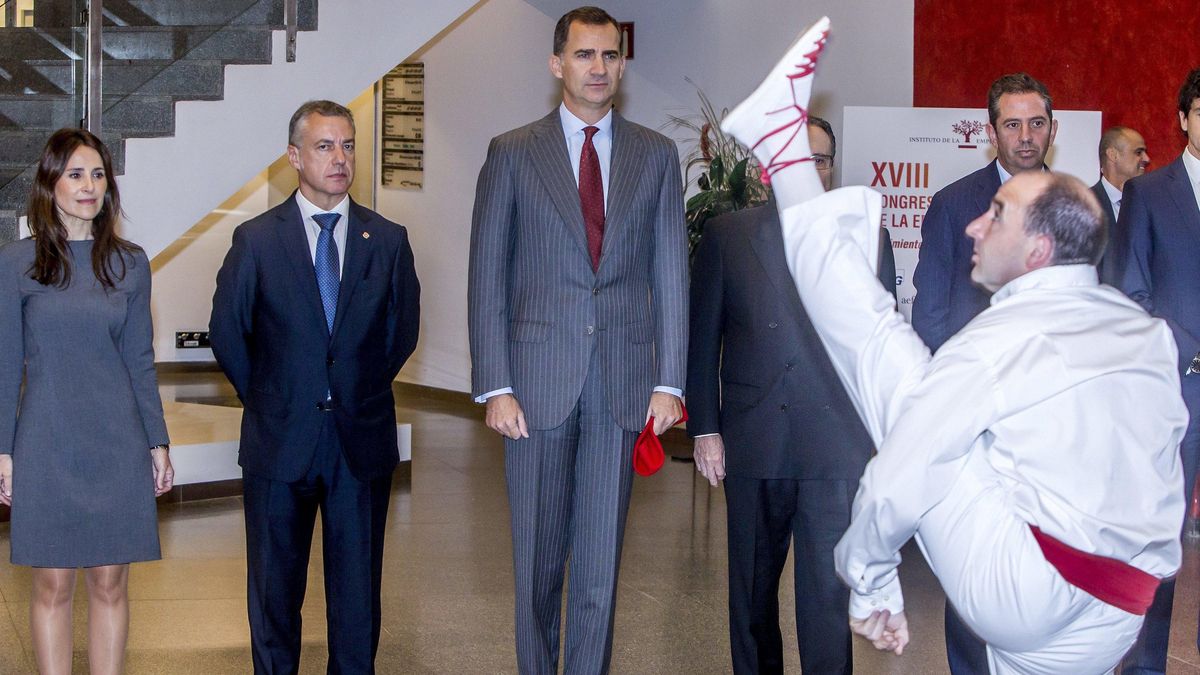 El lehendakari, con Felipe VI