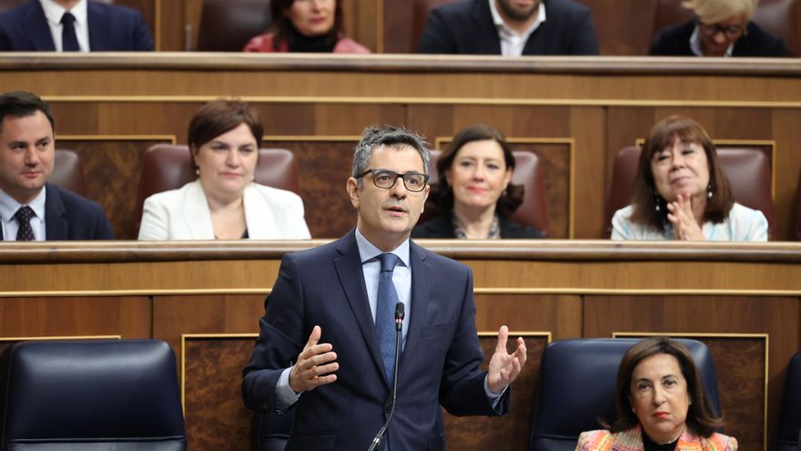 El ministro de la Presidencia, Justicia y Relaciones con las Cortes, Félix Bolaños.