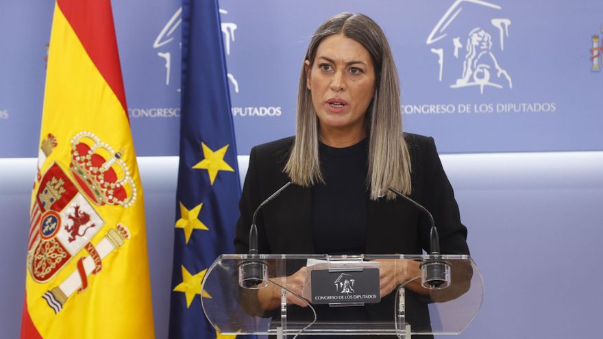 La diputada de JxCat Míriam Nogueras esta semana en el Congreso. EFE/J.J. Guillén