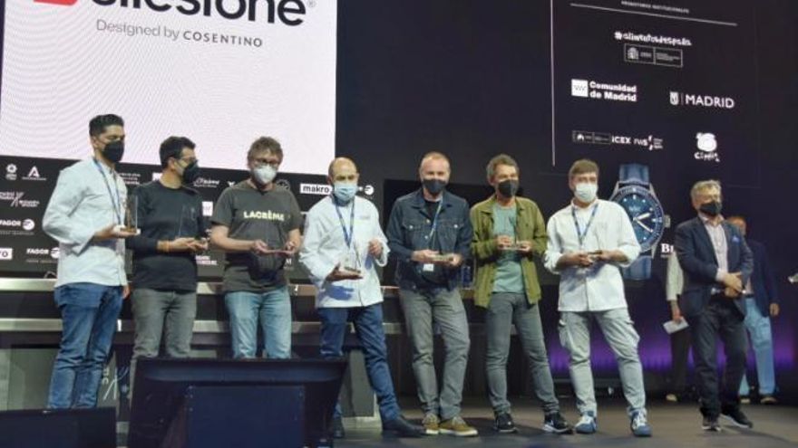 Ignacio Echapresto recibe el premio de 'Cocinero del año' en Madrid Fusión