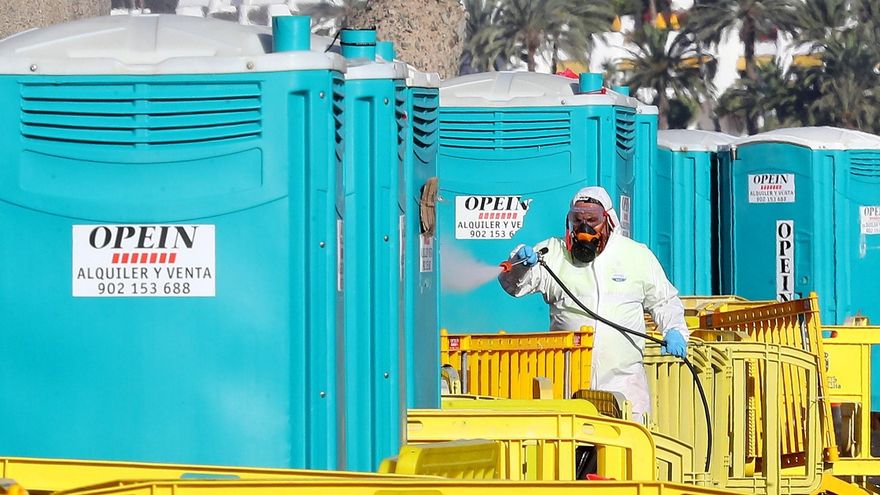 Comienzan este lunes las labores para desmantelar el campamento para migrantes de Arguineguín