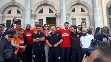 Rosa Aguilar expresa la "gran satisfacción" de la Junta por la absolución de los tres bomberos sevillanos