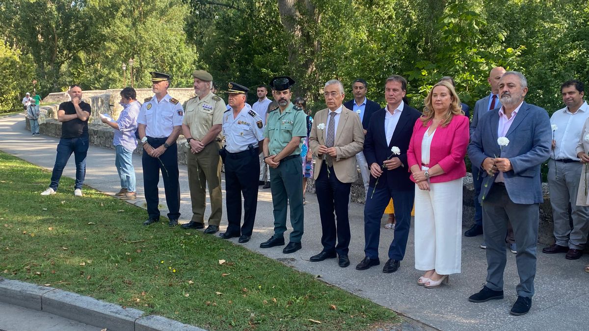 Acto de homenaje a Miguel Ángel Blanco, este jueves.
