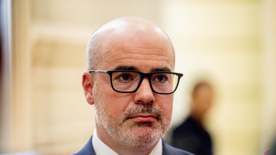 El delegado del Gobierno en Madrid, Francisco Martín Aguirre, durante un acto en Madrid,