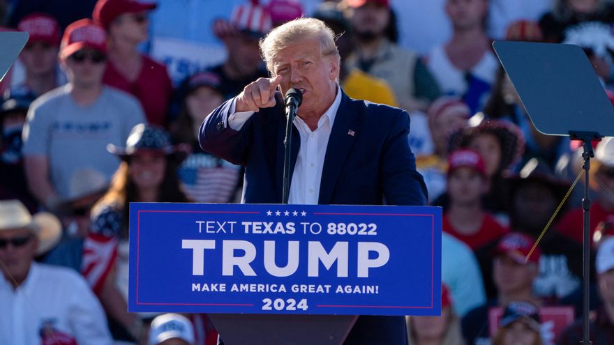Trump arrancó su campaña en la icónica Waco denunciando una "caza de brujas" en su contra