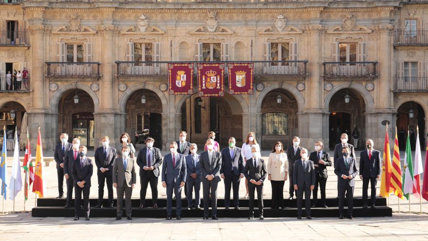 Urkullu critica al Gobierno de Sánchez y a la propia conferencia de presidentes en su discurso en Salamanca