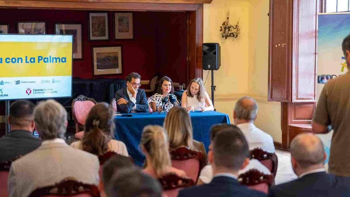 El proyecto 'Habla con La Palma'  de Fedepalma  conecta el comercio local  con los visitantes y residentes de la isla