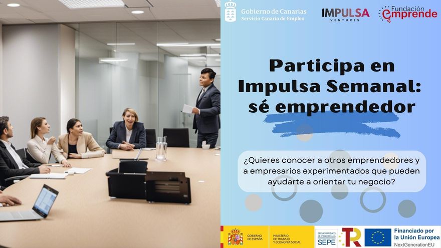 Forma parte del movimiento emprendedor canario: únete a nuestras sesiones online gratuitas de los martes